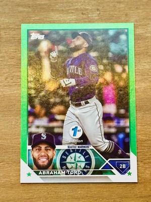 2023 Topps Series 1 - Abraham Toro #297 Green Foil 75/150