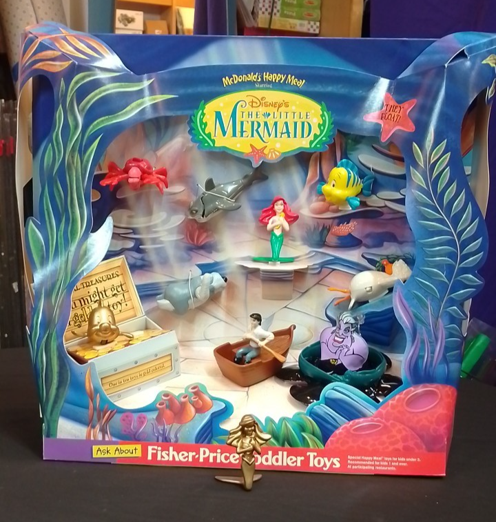MCDONALDS 1997 LITTLE MERMAID HAPPY MEAL DISPLAY POP Complete | eBay