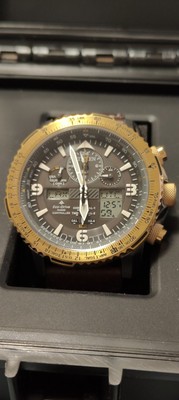 Citizen Promaster Skyhawk A-T JY8084-09H Leather Band Watch for