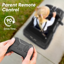 Licensed Ford-Shelby F-150 12V Kids Electric Ride-On Truck with Remote Black