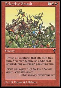 MTG English Relentless Assault NM Normal Visions