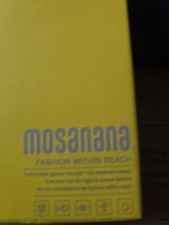 Mosanana Unisex Sunglasses Black Oval, Retro Fashion