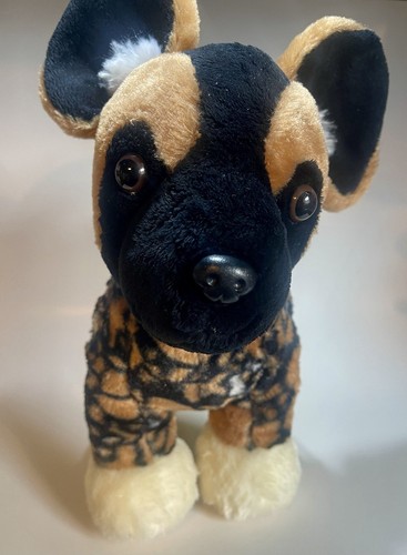 Build a Bear African PAINTED WILD DOG **St Louis Zoo *RARE* Stuffed Animal Plush - Picture 3 of 14