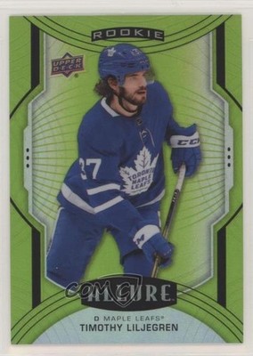 2020-21 Upper Deck Allure Sp Green Quartz 42/99 Timothy Liljegren Rookie RC 07g7