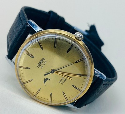 Vintage Cornavin de Luxe  Luch  USSR Soviet Watch Manual Winding 2209 23 Jewels