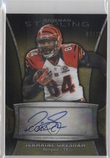 2013 Bowman Sterling Gold Refractor 14/25 Jermaine Gresham #BSA-JG Auto 0a1