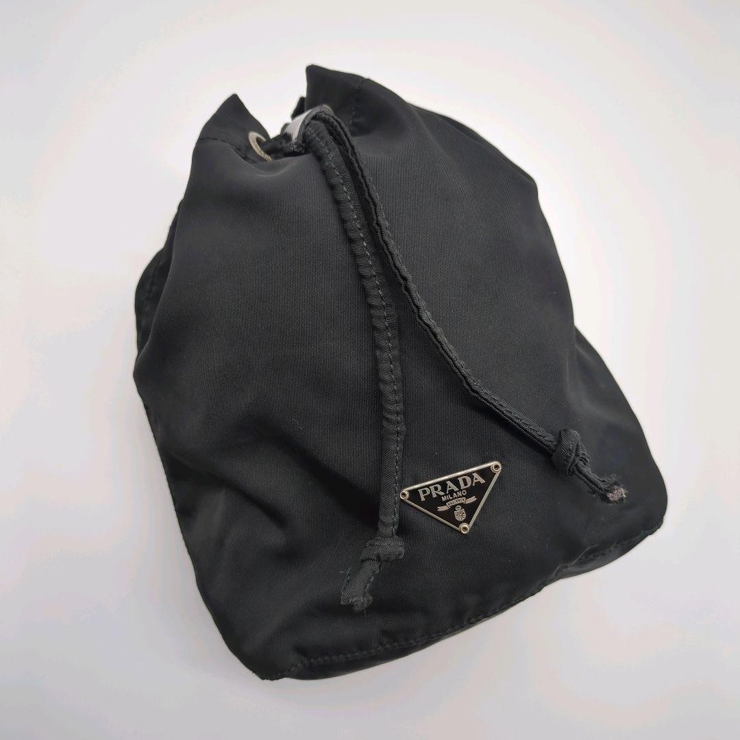 PRADA, Pouch, purse, Triangular Plate, Nylon, Tes… - image 9