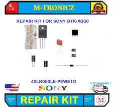 REPAIR KIT   For  SONY  SPEAKER SYSTEM  POWER SUPPLY  40LN060LE-PEWE1G  No Power
