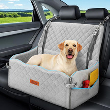 Large Dog Car Seat, Dogs Car Bed for Large Dogs under 60 Lbs or 2 Small Breeds,