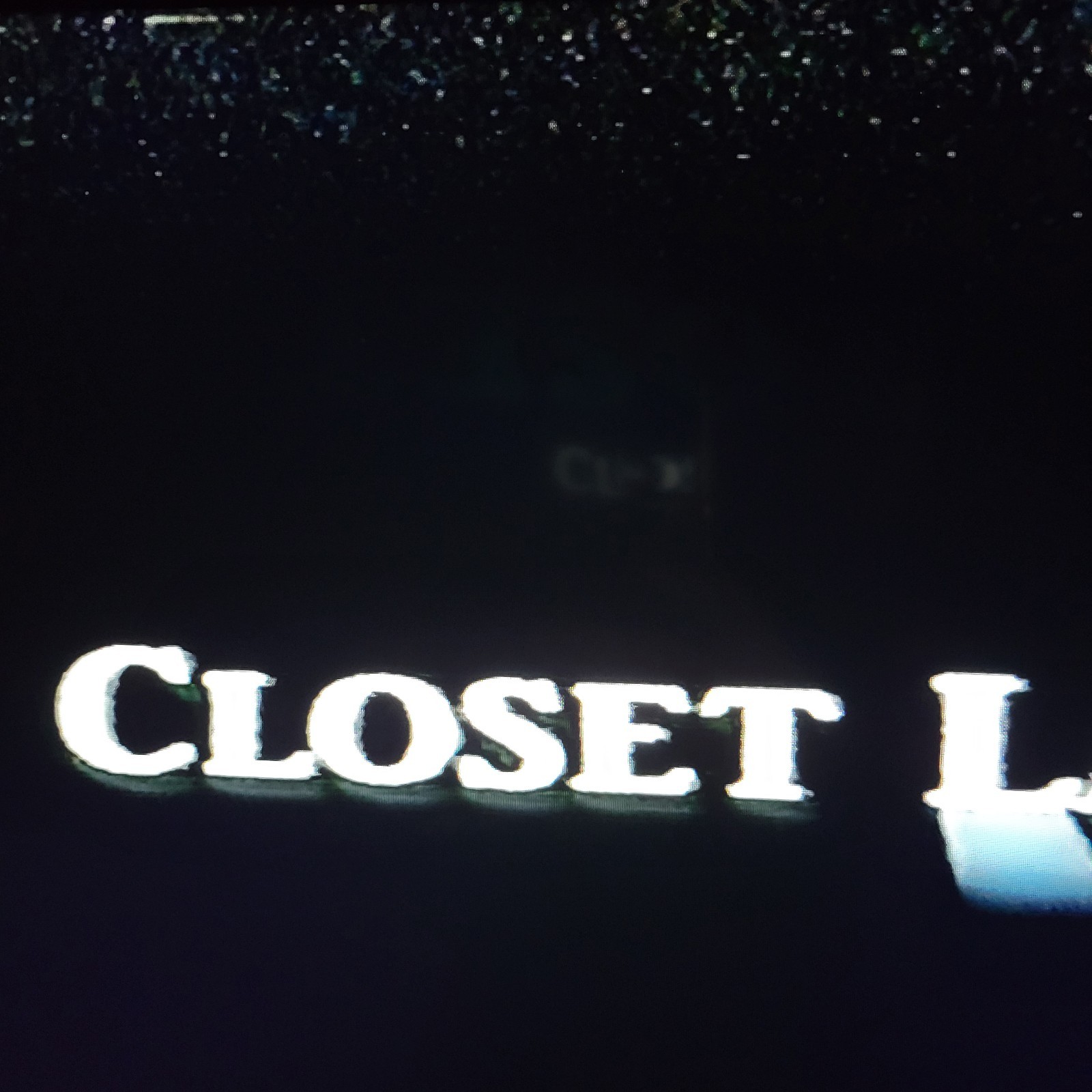 Closet Land VHS Tape 1991 Thriller Drama Movie 1992 Video Treasures Alan Rickman