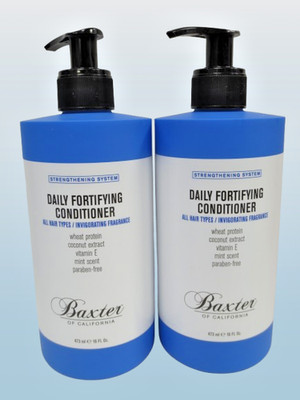 BAXTER DAILY FORTIFYING CONDITIONER ALL HAIR TYPES 16 OZ NWOB LOT OF 2