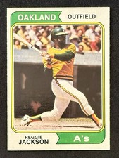 1974 Topps - Reggie Jackson #130🔥AI GRADE 7🔥NM