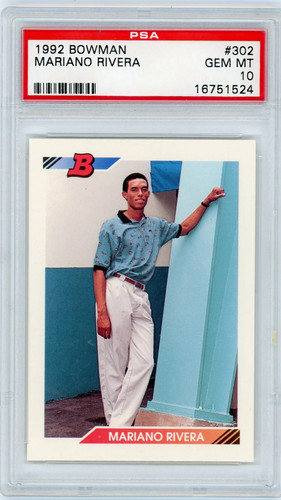 1992 Bowman Mariano Rivera #302 PSA 10