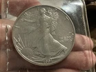 1991 WALKING LIBERTY AMERICAN EAGLE .999 FINE SILVER DOLLAR COIN 1oz. $1 USA