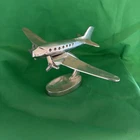 Art Deco Plane desk Sculpture. WW2 Plane Sculpture. Art Deco Plane Sculpture