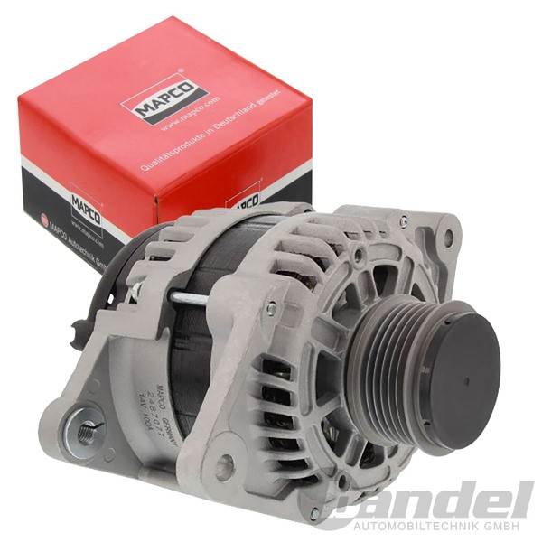 Mapco Lichtmaschine Generator 100A Passend FüR Opel Astra Meriva | 113805-image