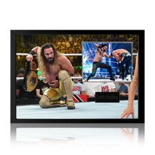 Seth Rollins Signed Image Iconic Frame (JSA)