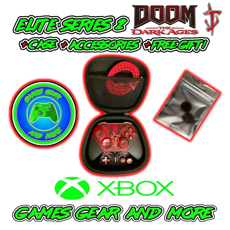 Microsoft Xbox Elite Series 2 Doom The Dark Ages + Case, Accessories + FREE GIFT