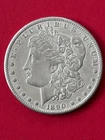 1890 CC Morgan Silver Dollar XF/AU condition nice coin