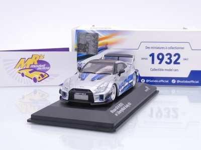 Solido S4311211 # Nissan Skyline GT-R R34 Liberty Walk 2020 '' silber-blau '' 1:43