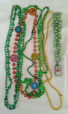 7 Various St. Patrick Day Beads~Fun~Fun~Jagermeister