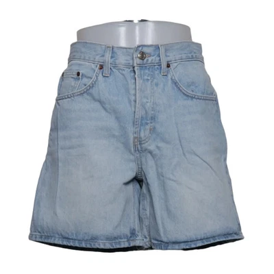 Topshop, Jeans Shorts, Größe: 38, model: editor, Blau, Baumwolle/Polyester #3ae - Bild 1 von 4