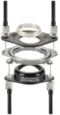 Odyssey Gyro G3 1-1/8" Detangler Black Smoother Bearings And Rounded Edges