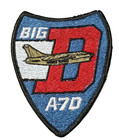 1970s Big D A-70 LTV Corsair Vietnam War USAF Air Force Jet Pilot Patch New NOS — photo 1