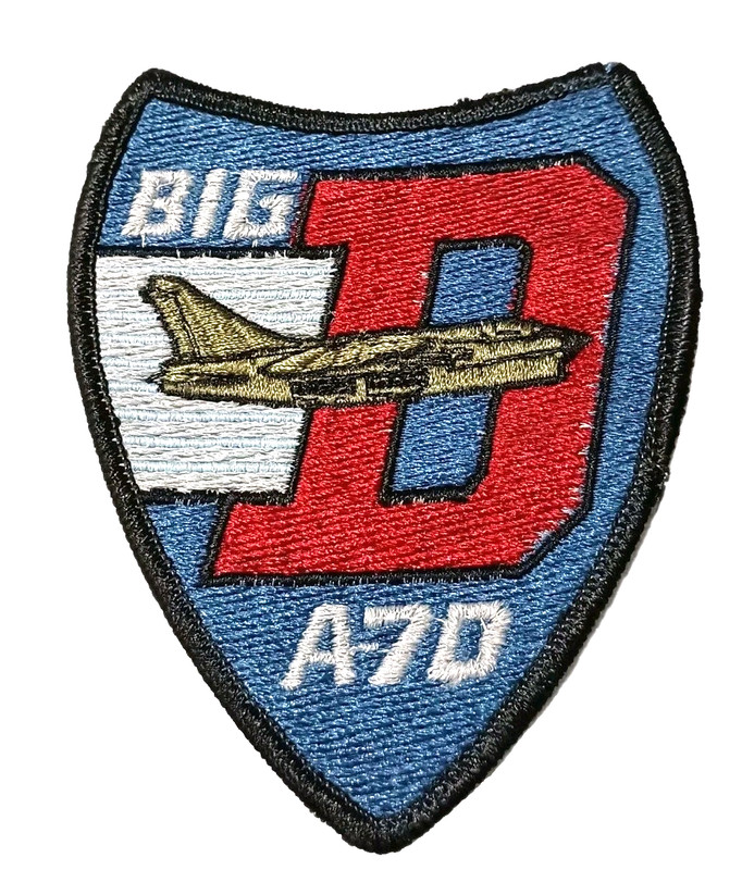 1970s Big D A-70 LTV Corsair Vietnam War USAF Air Force Jet Pilot Patch New NOS