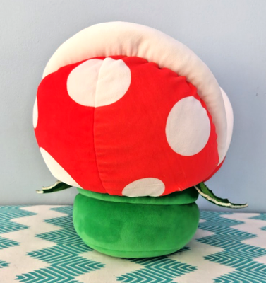 Mario Pelchat スコア「PELCHAT」フランコフォン TOMY Club Mocchi-Mochi Super Mario Piranha Plant Plush 15” Mega