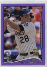 2014 Topps Chrome Retail Purple Refractor Nolan Arenado #216 7xr