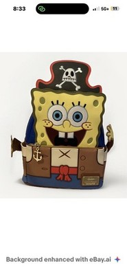 Loungefly Nickelodeon SpongeBob SquarePants Pirate Mini Backpack NWT (BAGS)