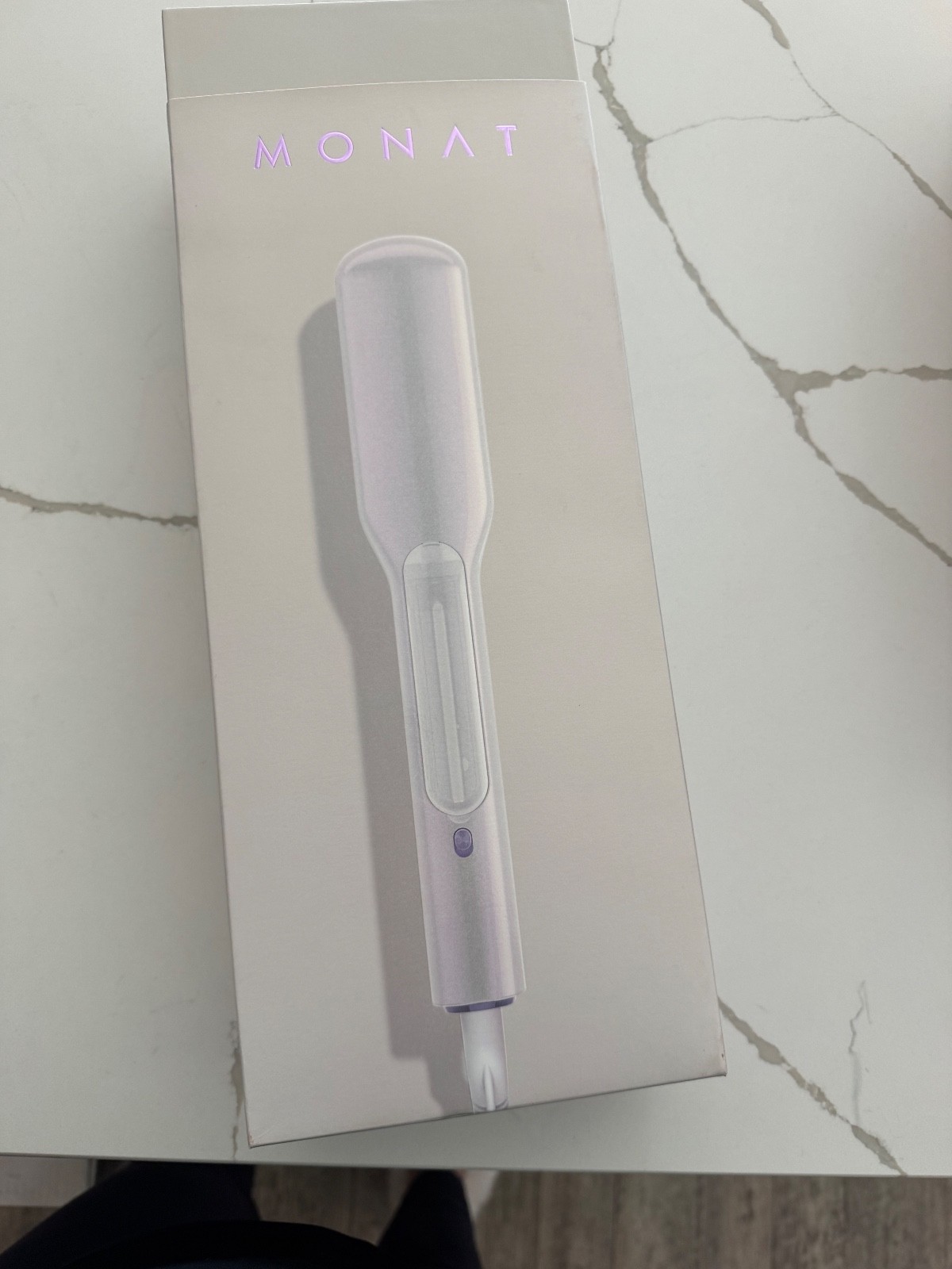 NEW in Box Monet Steam Dream Hair Straightening Iron, 30 min Auto Shut Down