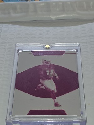 2022 National Treasures Collegiate Davante Adams Magenta Printing Plate 1/1 #12