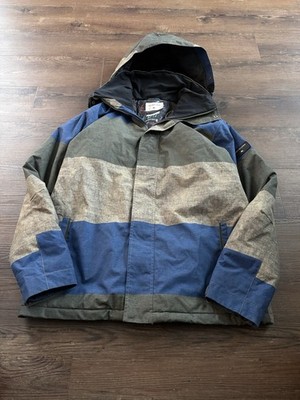 Quicksilver Multicolor Removable Hood Winter Snowboard Coat Dry-flight Size L