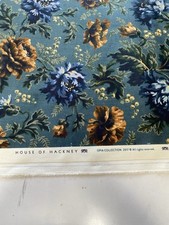 House of Hackney: Opia Velvet Petrol Floral F...
