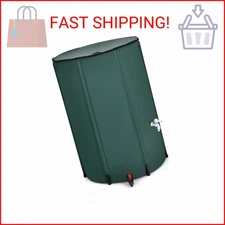 Goplus 100 Gallon Collapsible Rain Barrel, Portable Rain Barrels to Collect Rain