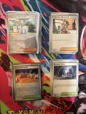 Pokemon 80 Trainer Cards ONLY Lot Bulk Item Supporter Stadium 24 Holo 56 NonHolo