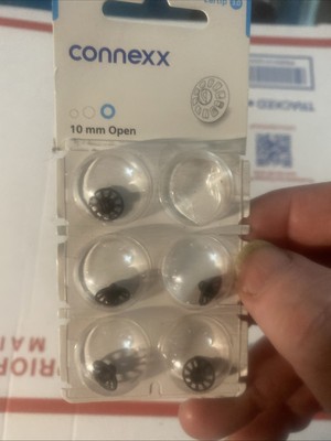 1 Pack - Signia (Siemens) Connexx Click Dome Size 10mm Open, 5 New Domes Remain