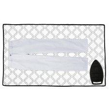 Encasa XO Ironing Mat/Pad (large 48"x28") 3mm Padding - White Tiles IM-001