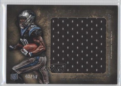 2012 Topps Inception Rookie Jumbo Relics Gold 48/50 Joe Adams #JR-JA RC 2u3