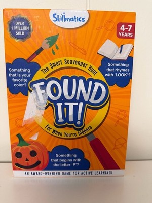 Skillmatics Found It! The Smart Scavenger Hunt Card Game - Indoor (Ages 4-7)