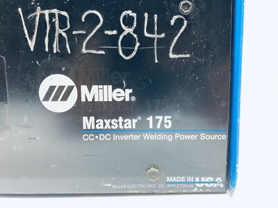MILLER MAXSTAR 175 CC-DC INVERTER WELDING POWER SOURCE 460V 3PH