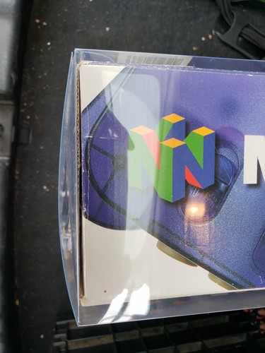 BOX PROTECTOR FOR N64 NINTENDO 64 CONSOLE CLEAR PLASTIC CASE - 第 7/7 張圖片