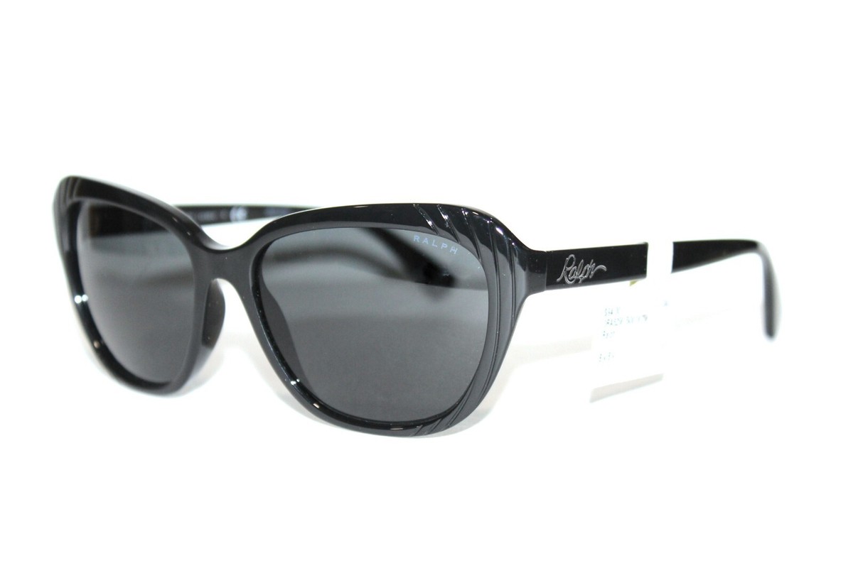 Ralph Lauren Black Oversized Sunglasses Ralph by Ralph Lauren RA4147 Sunglasses | LensCrafters main image 4