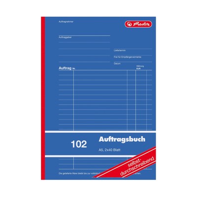 Buchbestellung A5 2 x 40 Blatt sogar per Schreibbügel 1 Stück Professio...