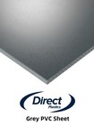 PVC Grey Sheet Various Sizes 1.5mm - 30mm Thick