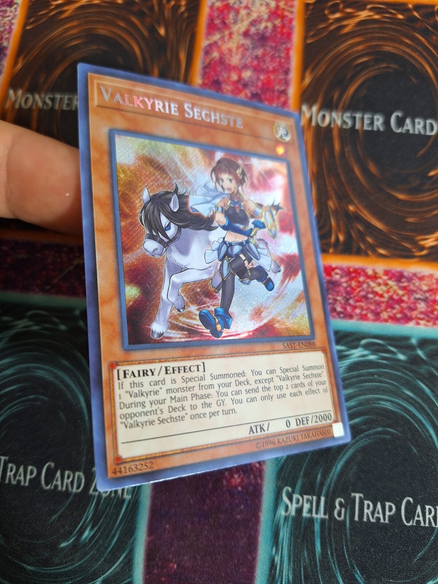 Yu-Gi-Oh! TCG Valkyrie Sechste SAST-EN088 Secret Rare Unlimited