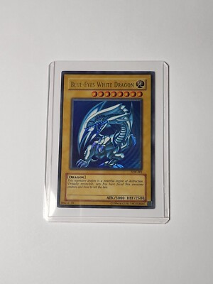 Yu-Gi-Oh! Blue-Eyes White Dragon Kaiba SDK-001 Unlimited Ultra Rare LIGHT PLAY