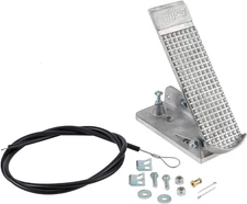 Cast Aluminum Accelerator Throttle Pedal Assembly Includes Heavy Duty Cable, Mou
